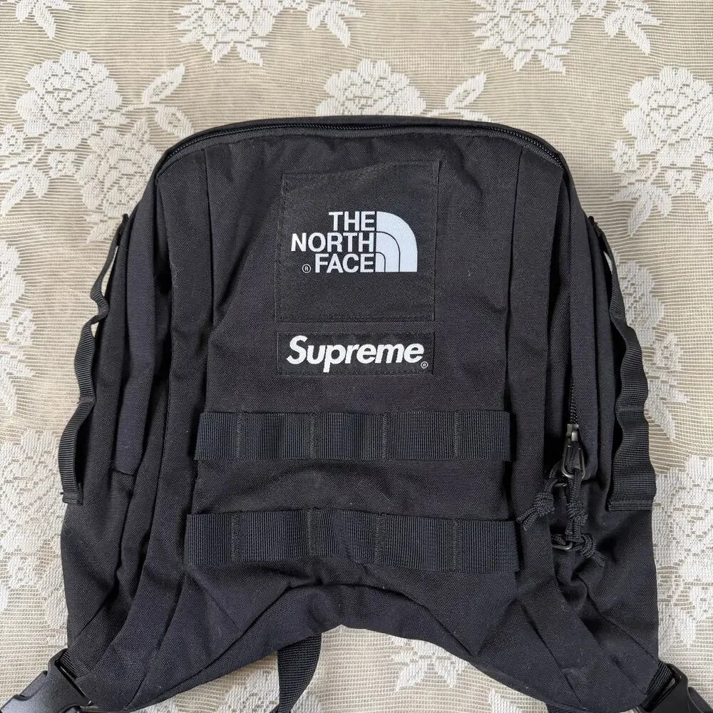 Supreme x The North Face Backpack Front Detachable Day Pack Black